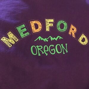 Delta Kids Purple “Medford Oregon” Graphic Tee. 100% PRESHRUNK COTTON. NEW!